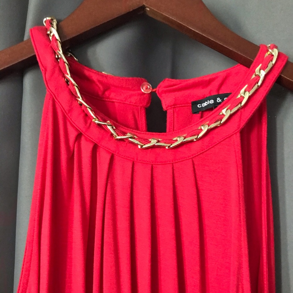 EUC Cable & Gauge XL tank top